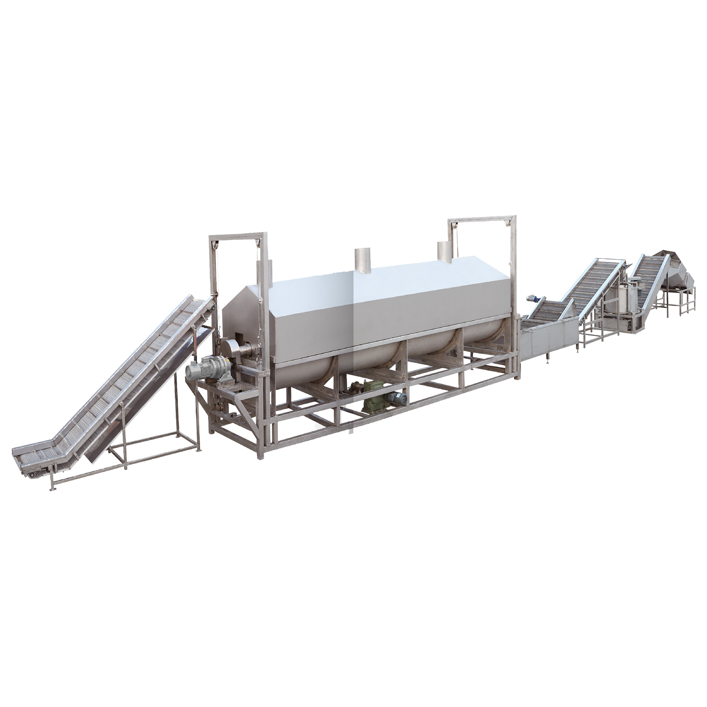 轉(zhuǎn)籠式油炸(蠶豆、青豆)生產(chǎn)線